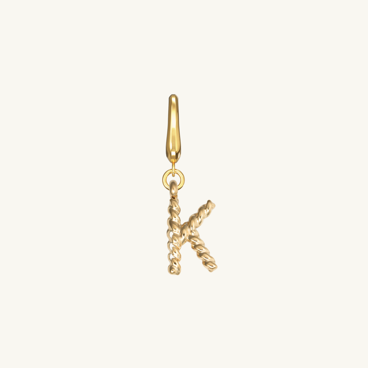 Rope Initial Charm