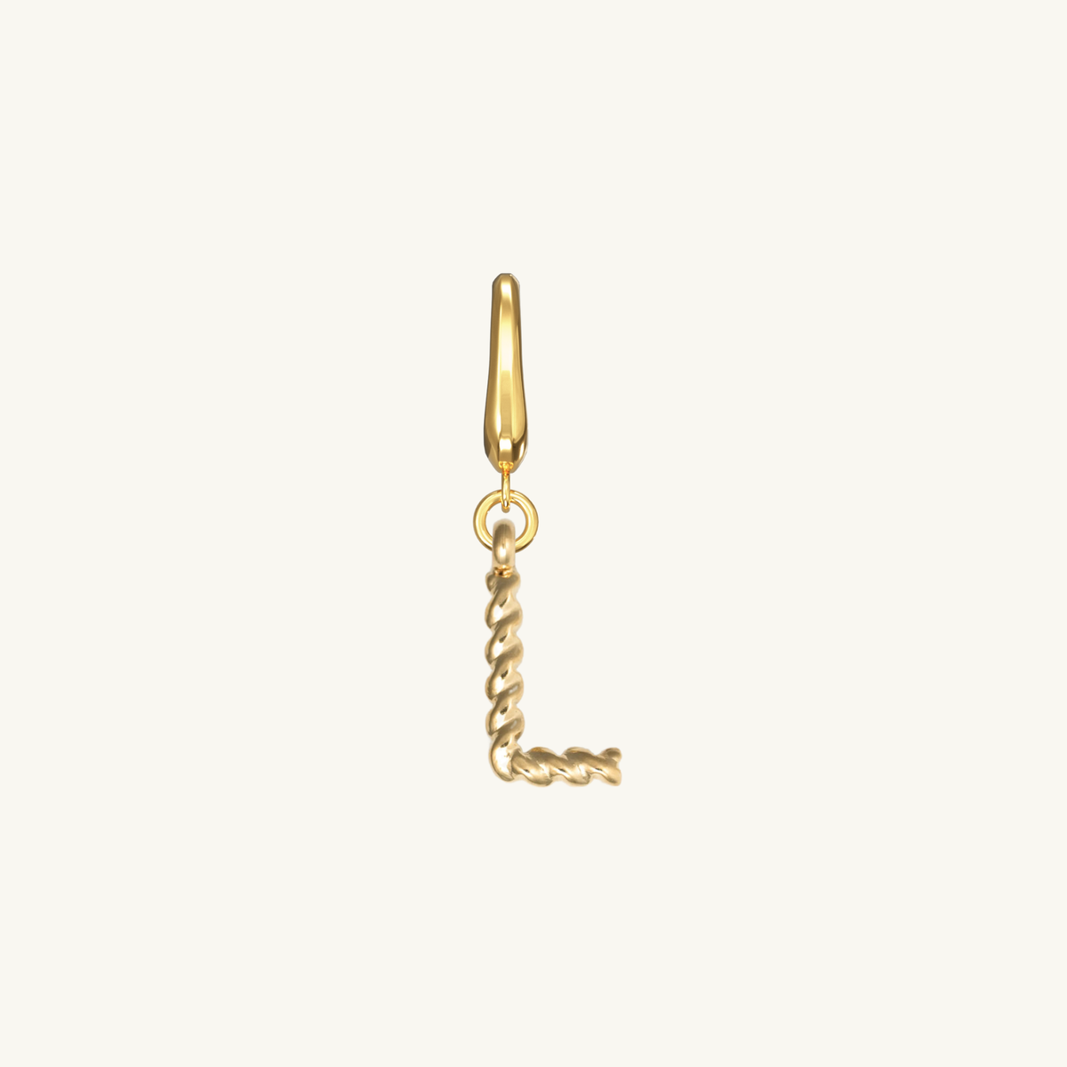 Rope Initial Charm