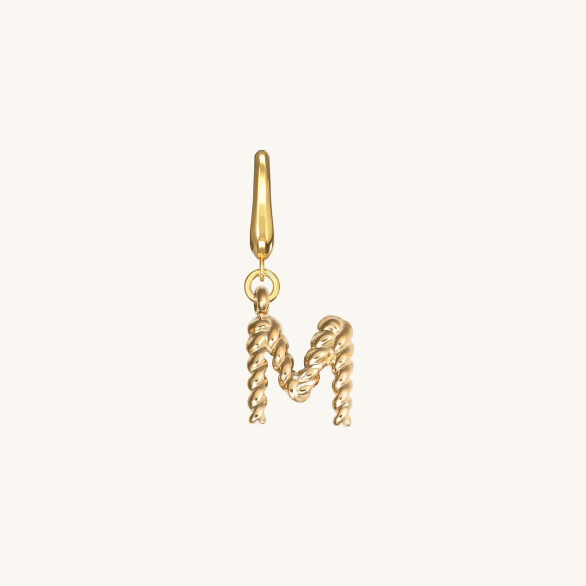 Rope Initial Charm