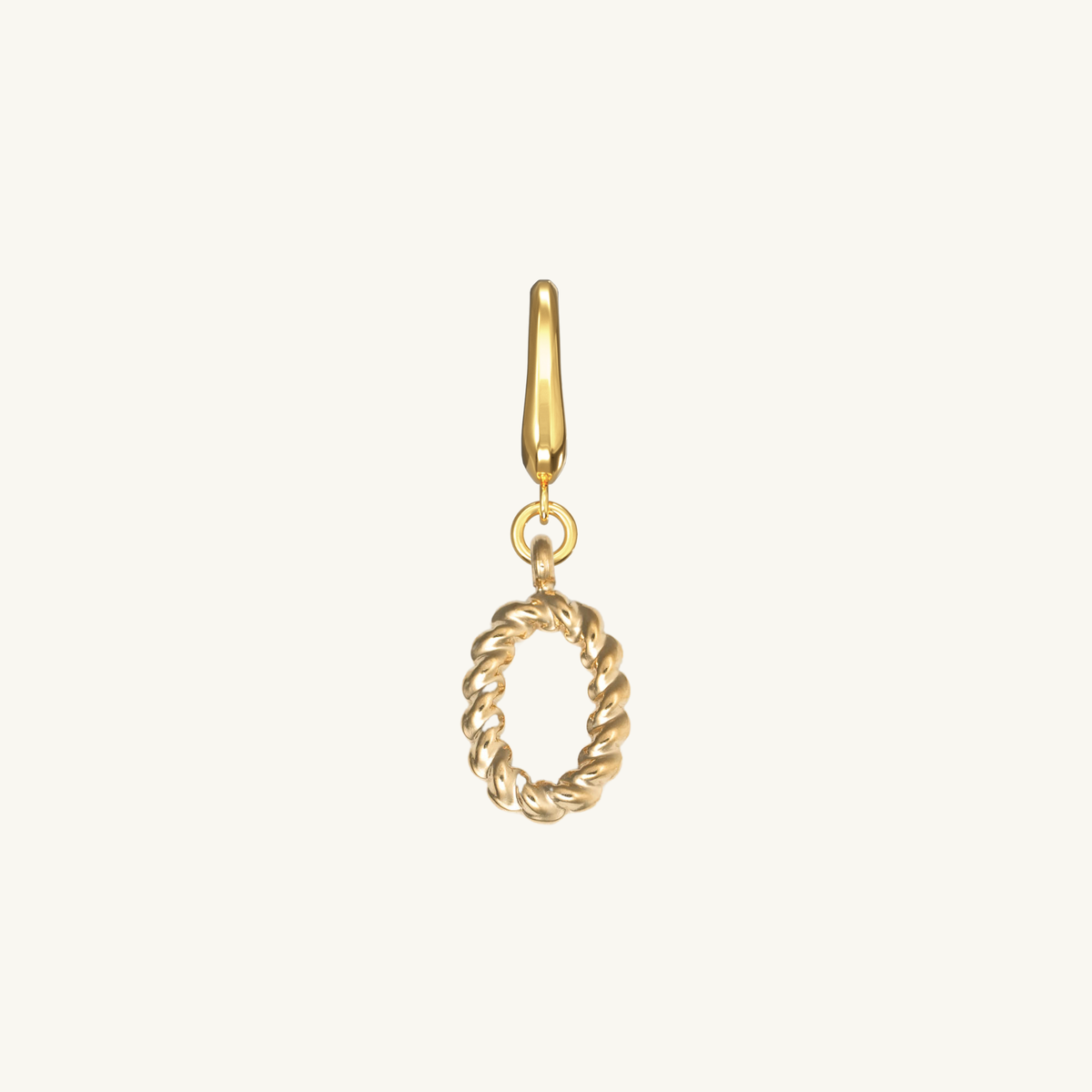 Rope Initial Charm