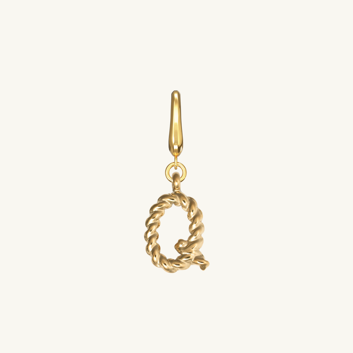 Rope Initial Charm