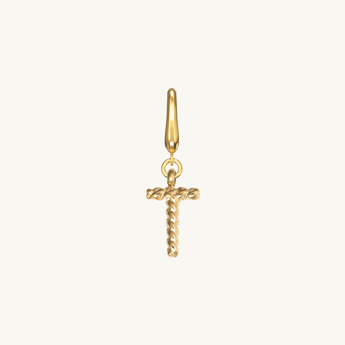 Rope Initial Charm