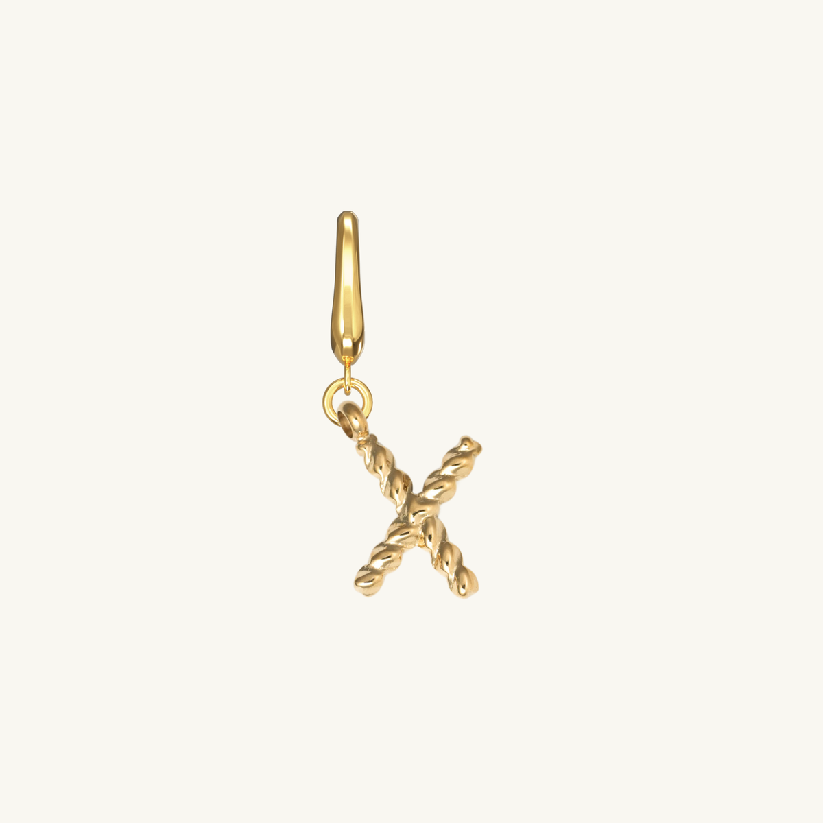 Rope Initial Charm