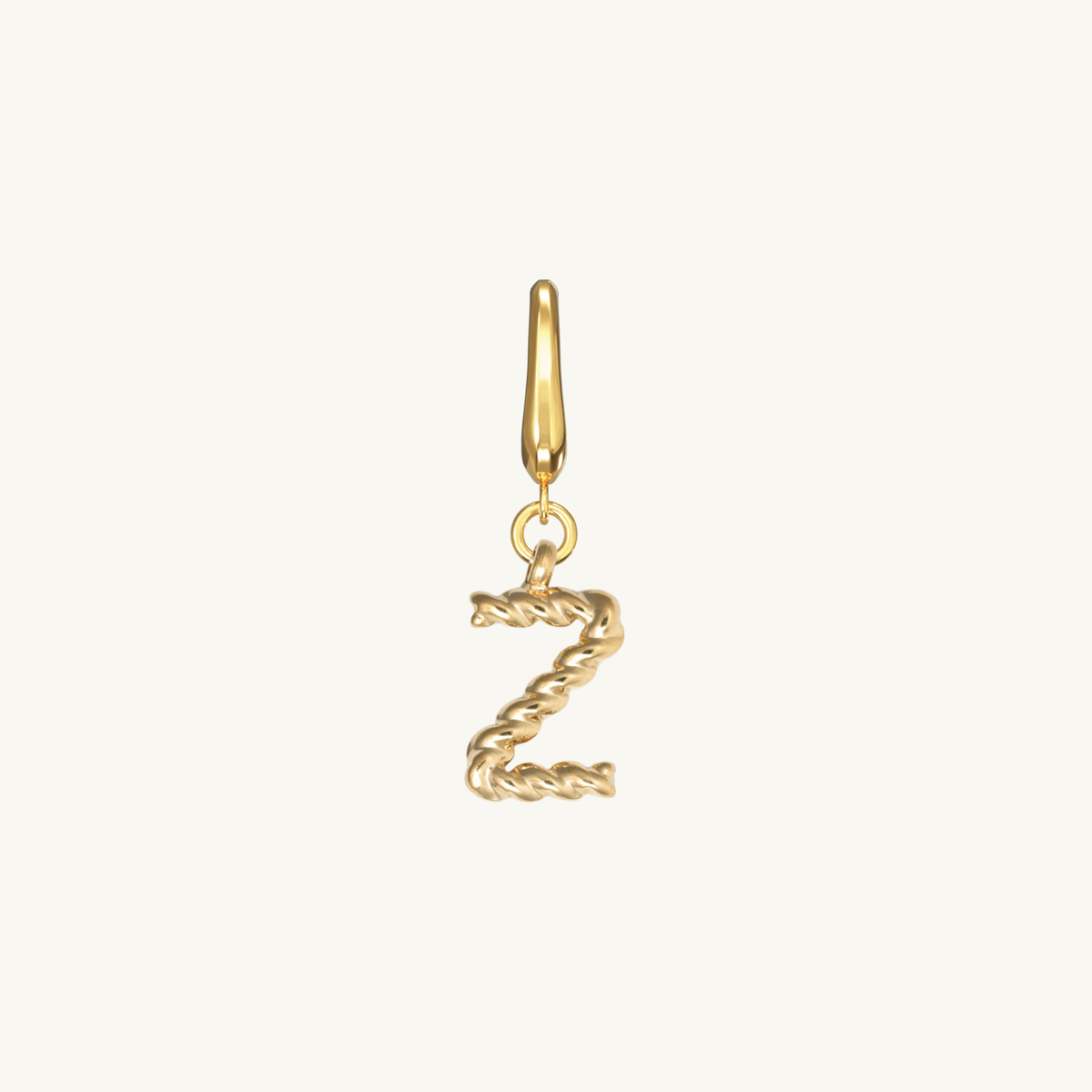 Rope Initial Charm
