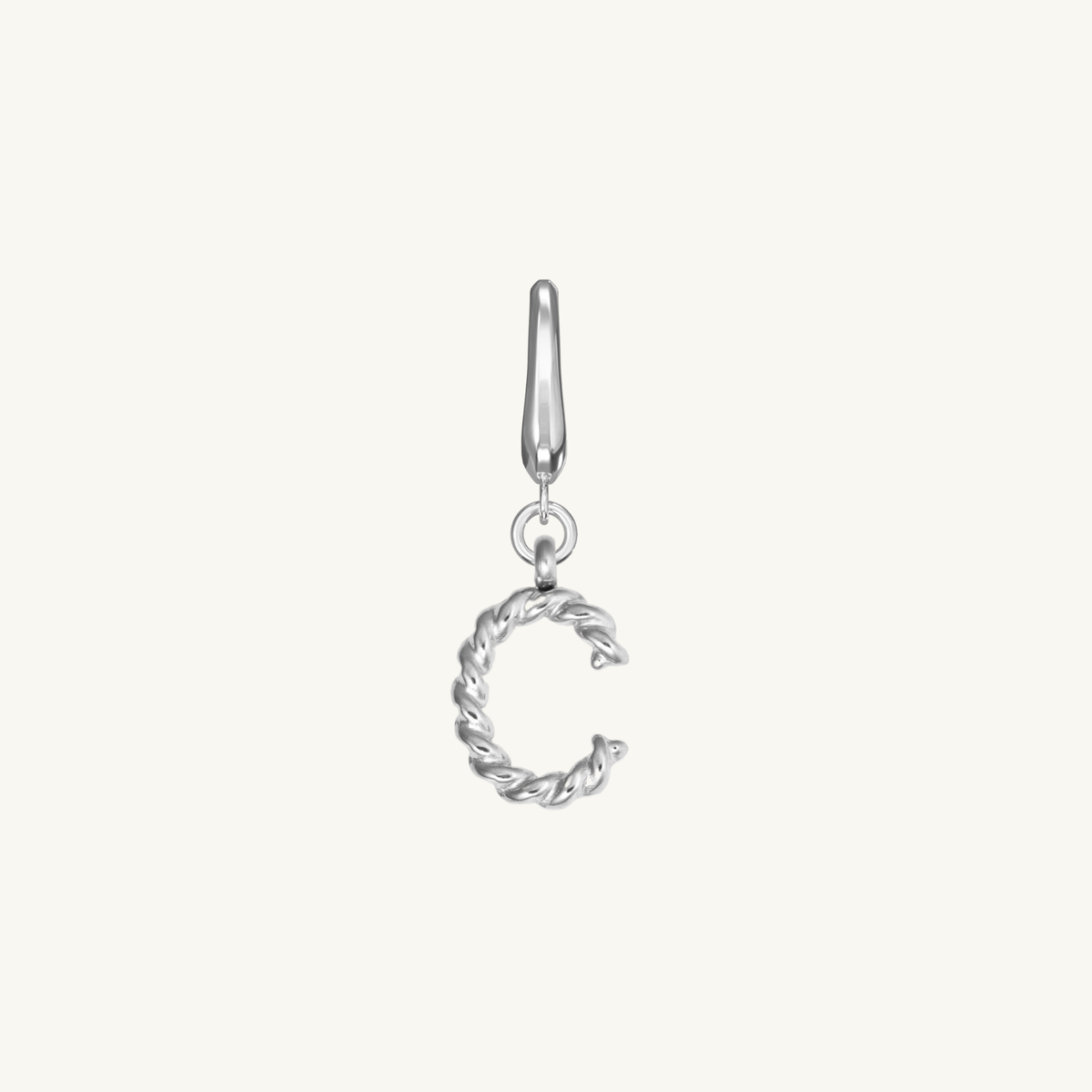 Rope Initial Charm