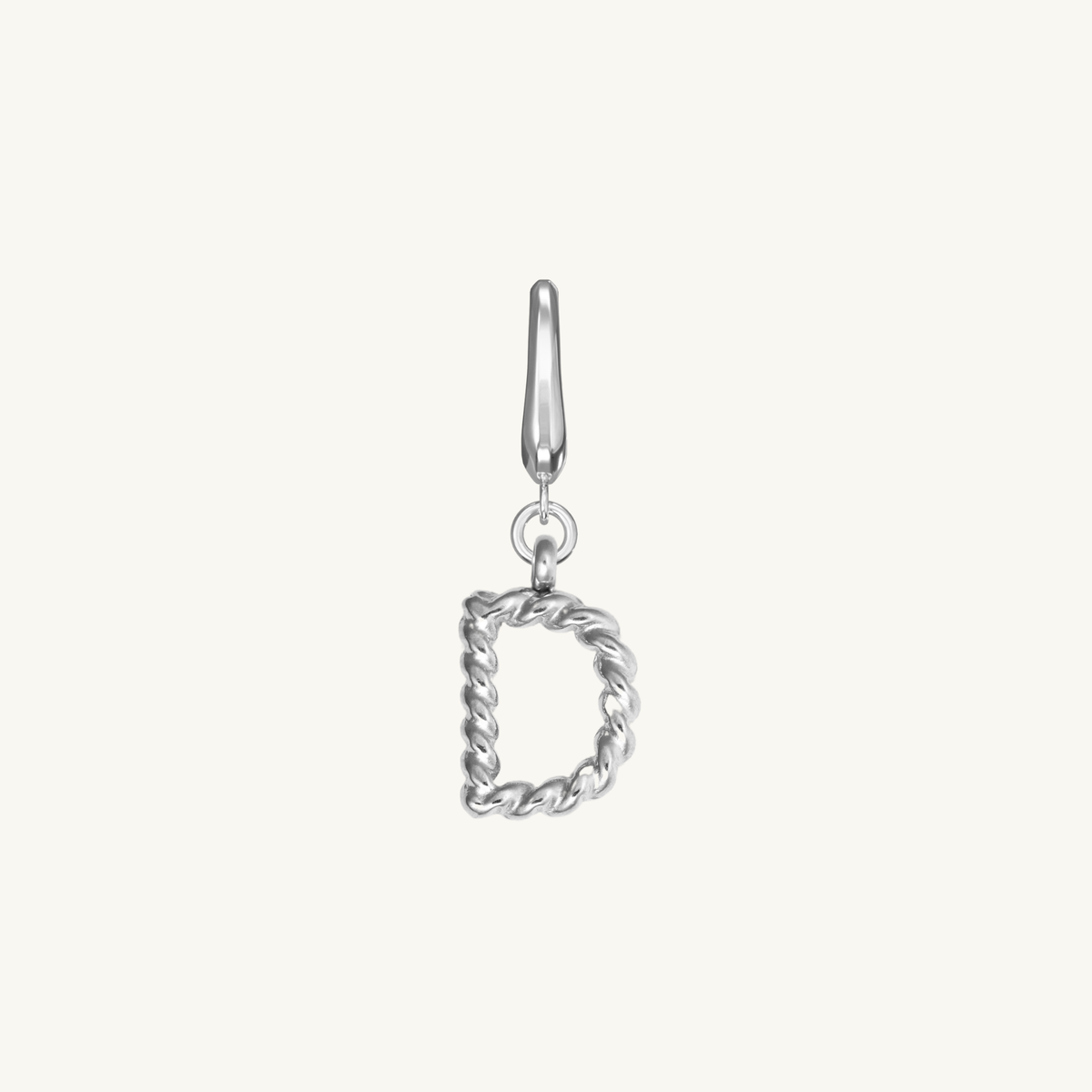 Rope Initial Charm