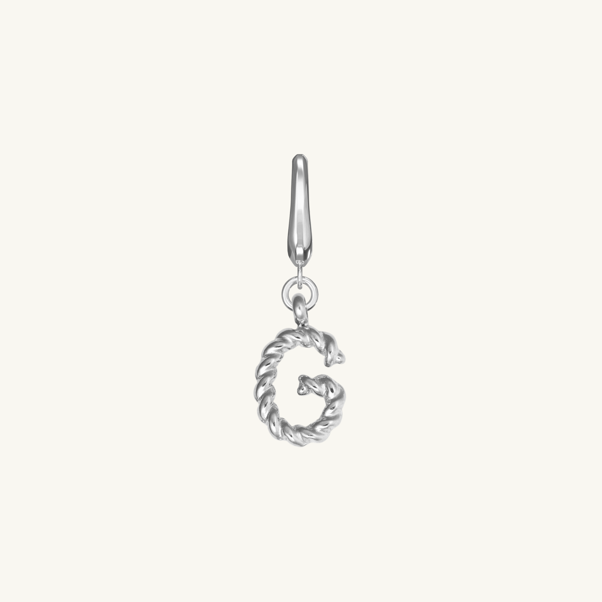 Rope Initial Charm
