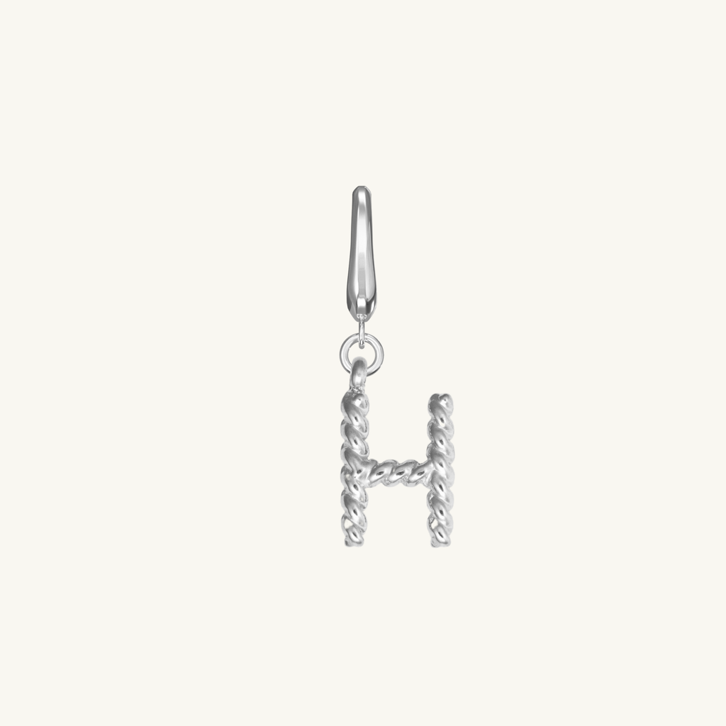 Rope Initial Charm