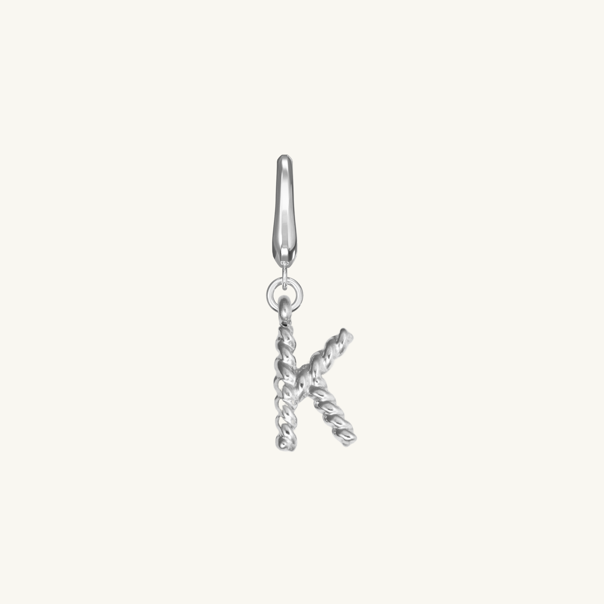 Rope Initial Charm