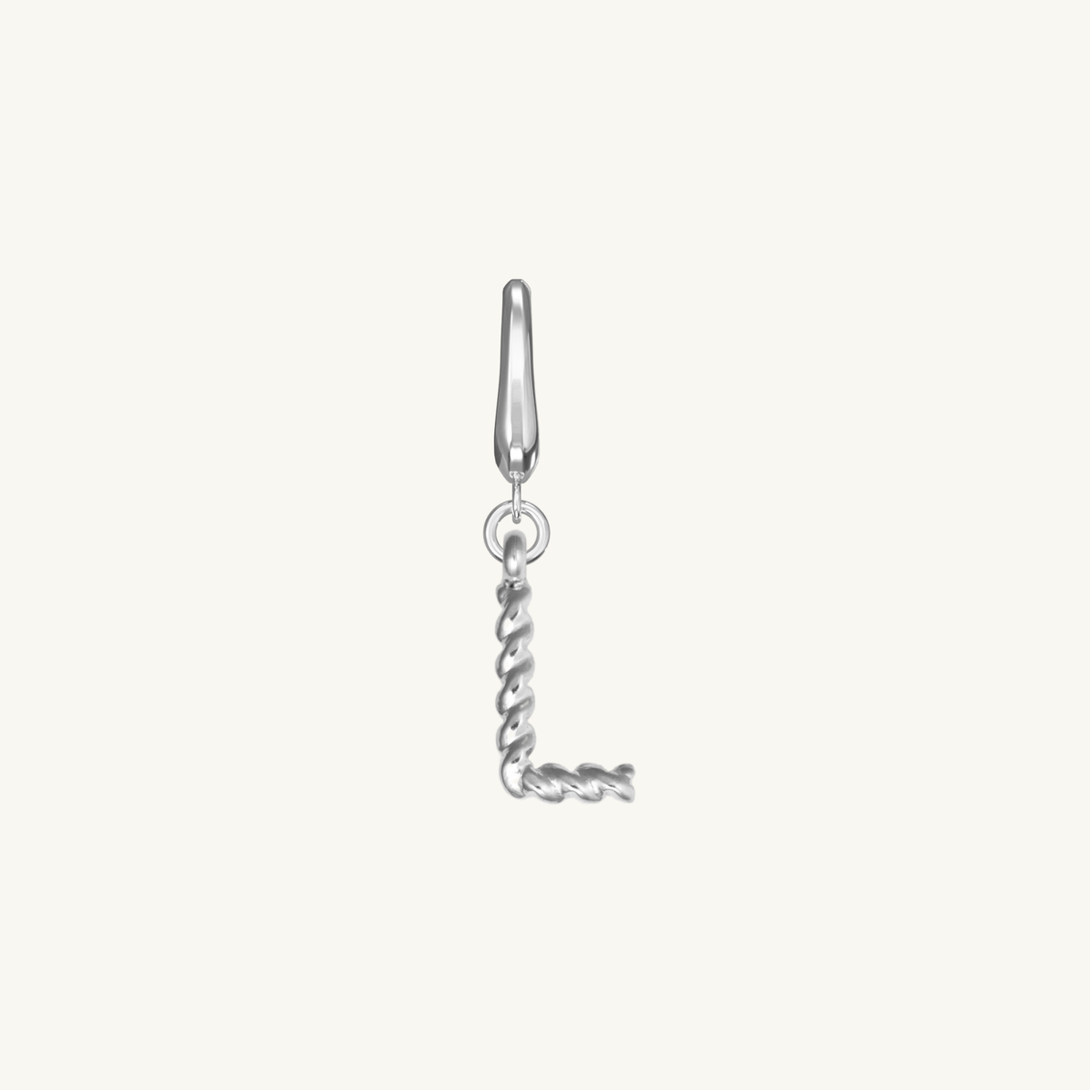 Rope Initial Charm