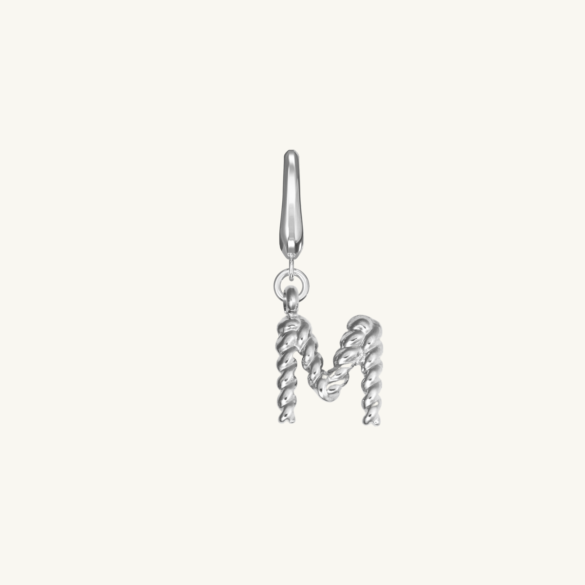Rope Initial Charm
