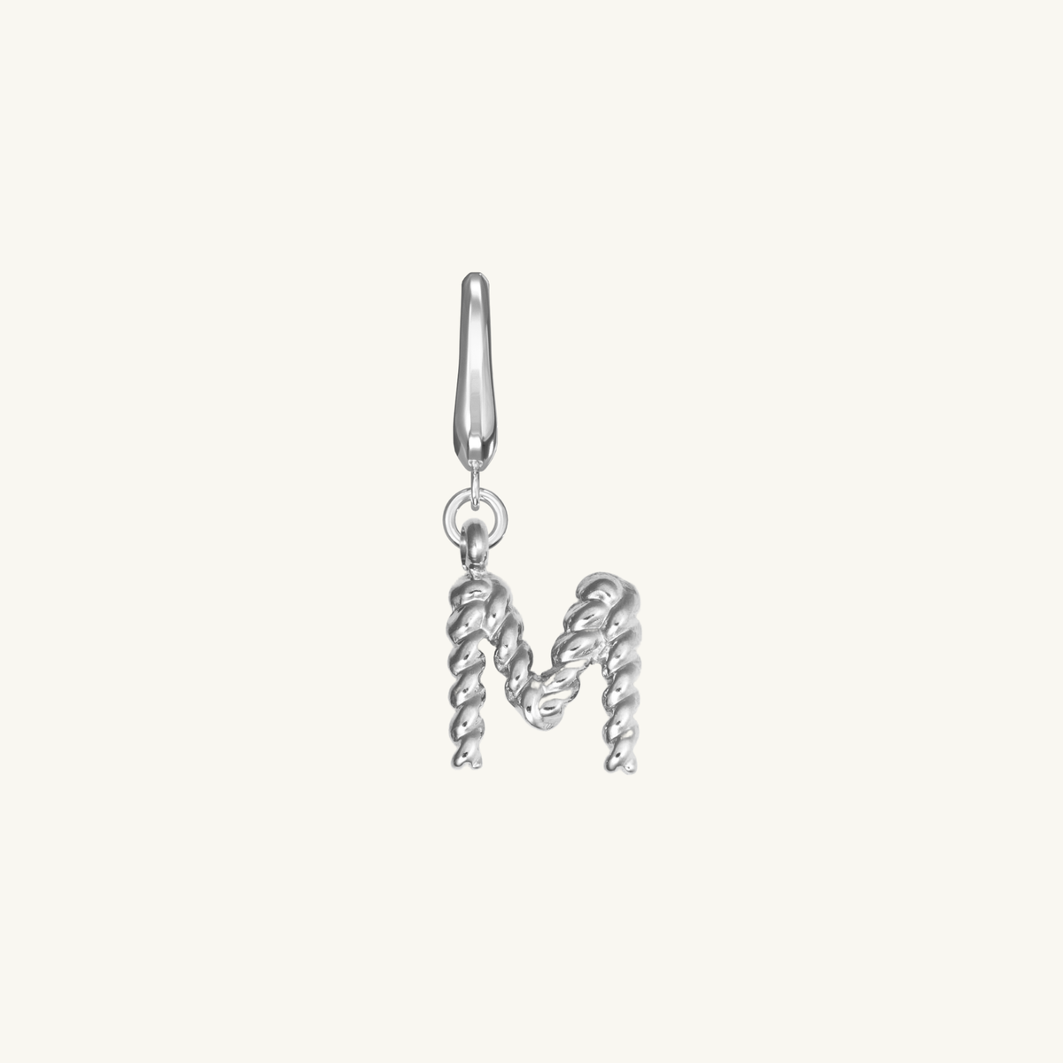 Rope Initial Charm