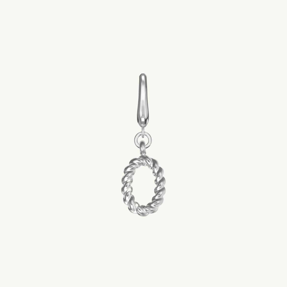 Rope Initial Charm