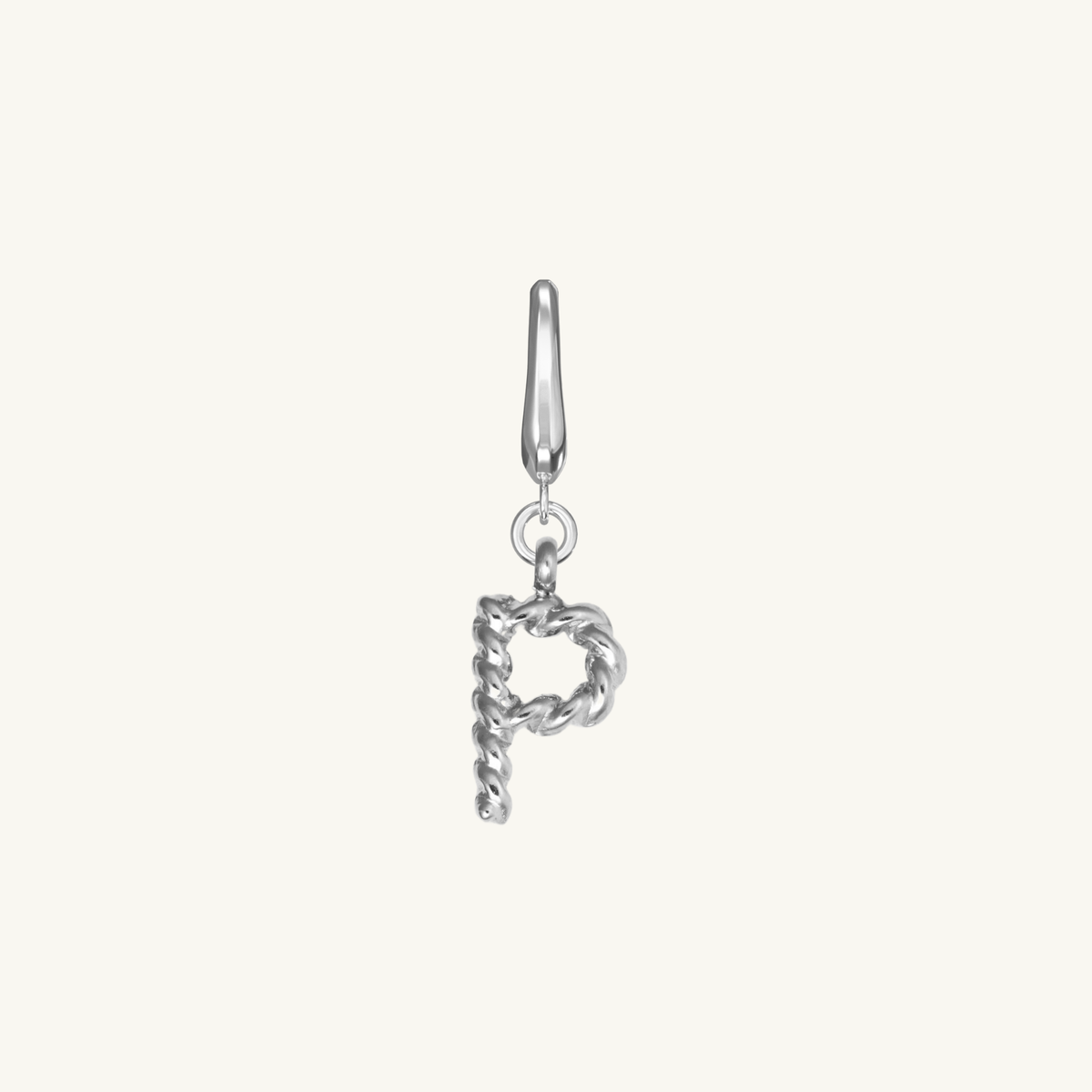 Rope Initial Charm
