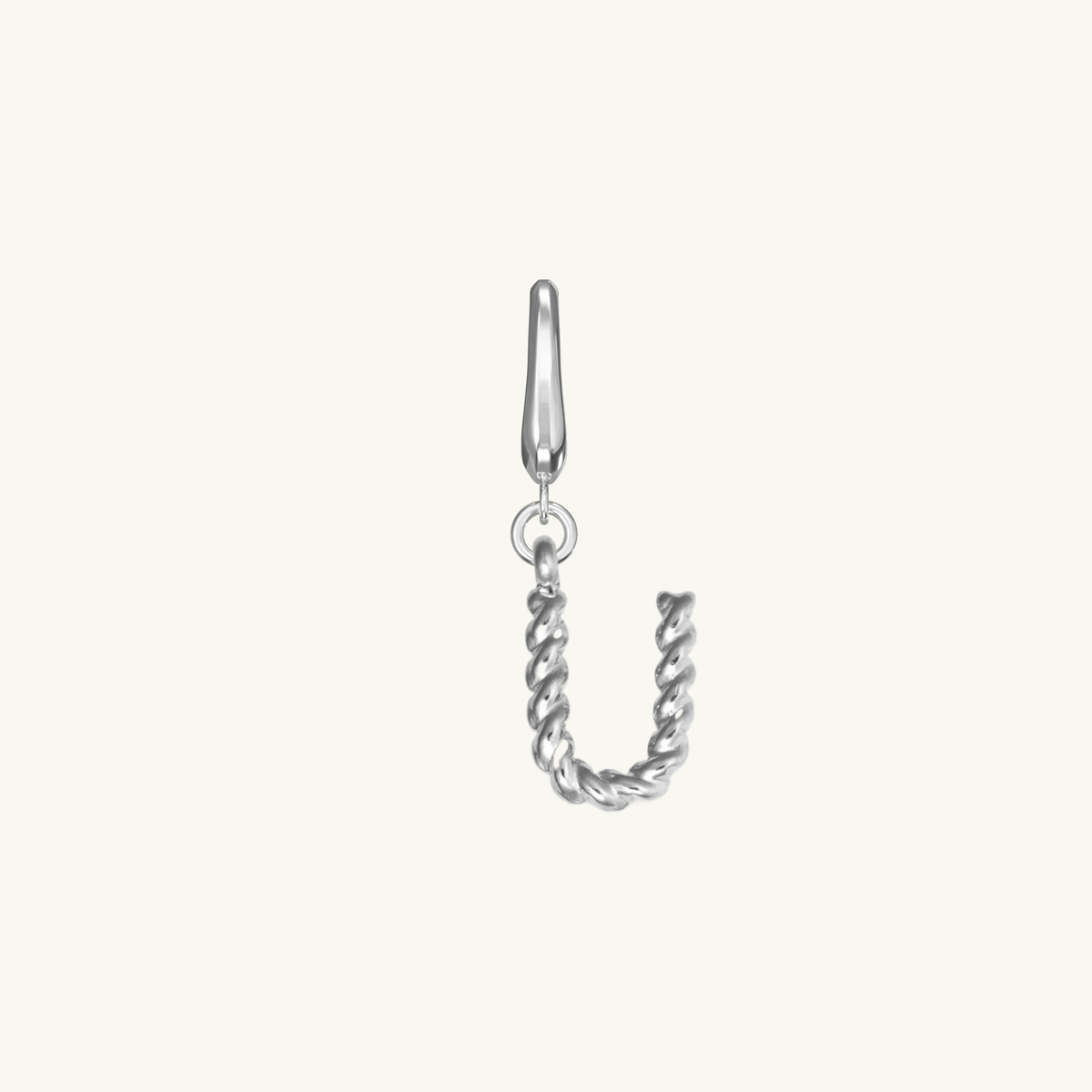 Rope Initial Charm