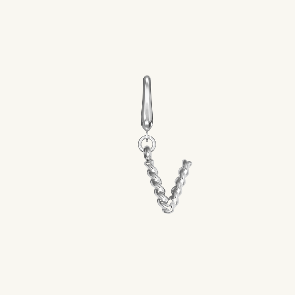Rope Initial Charm