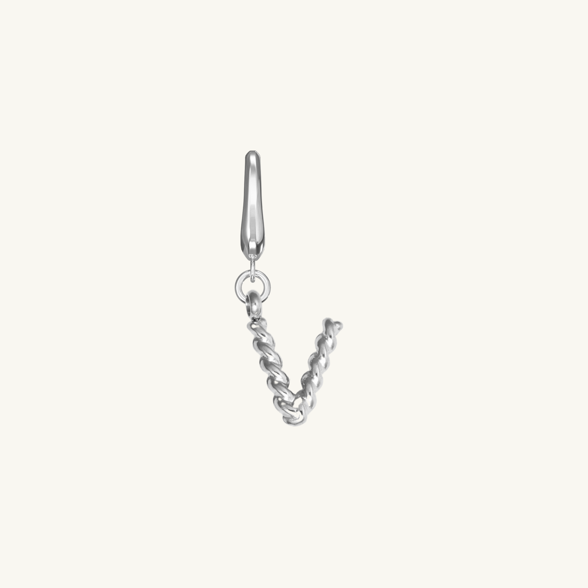 Rope Initial Charm