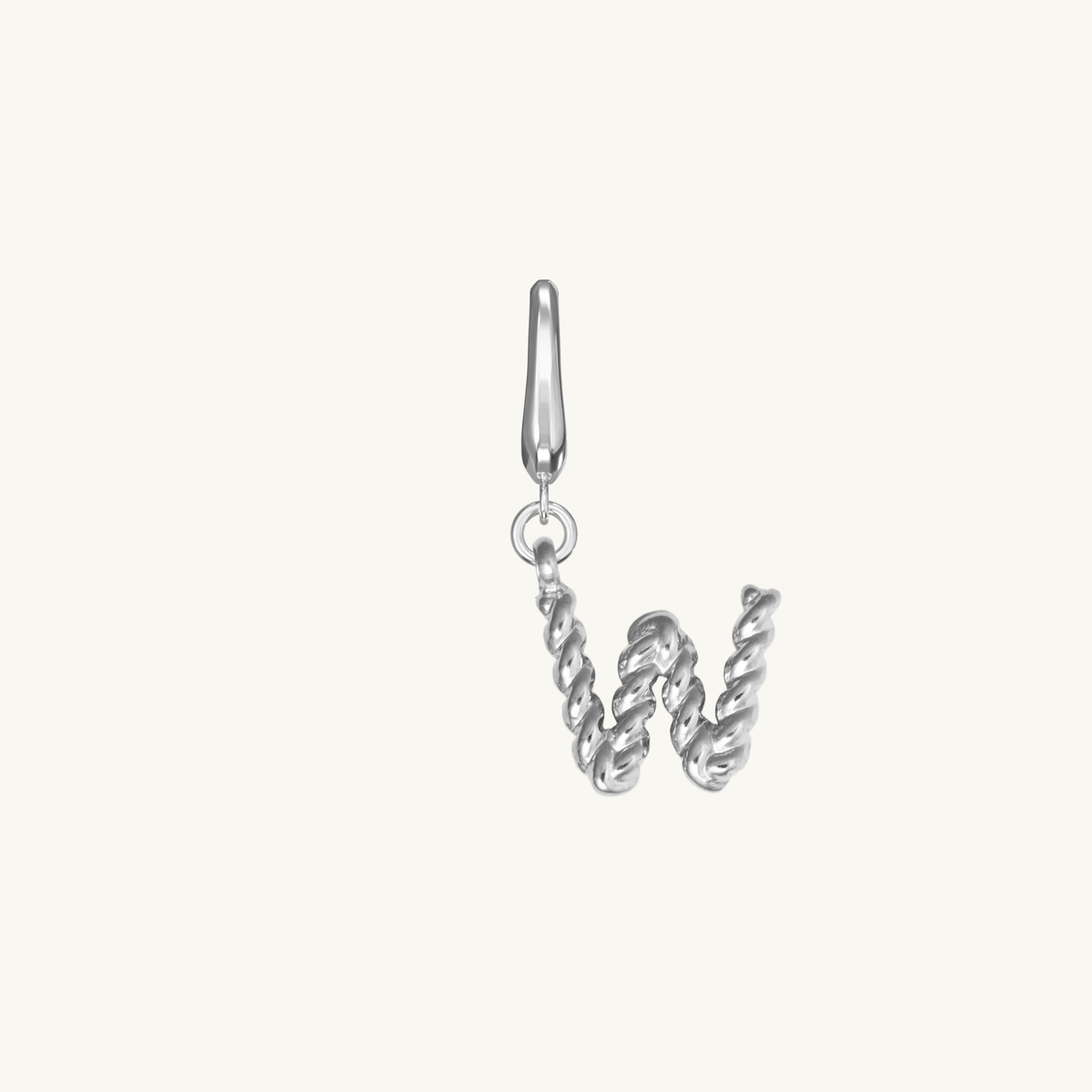 Rope Initial Charm