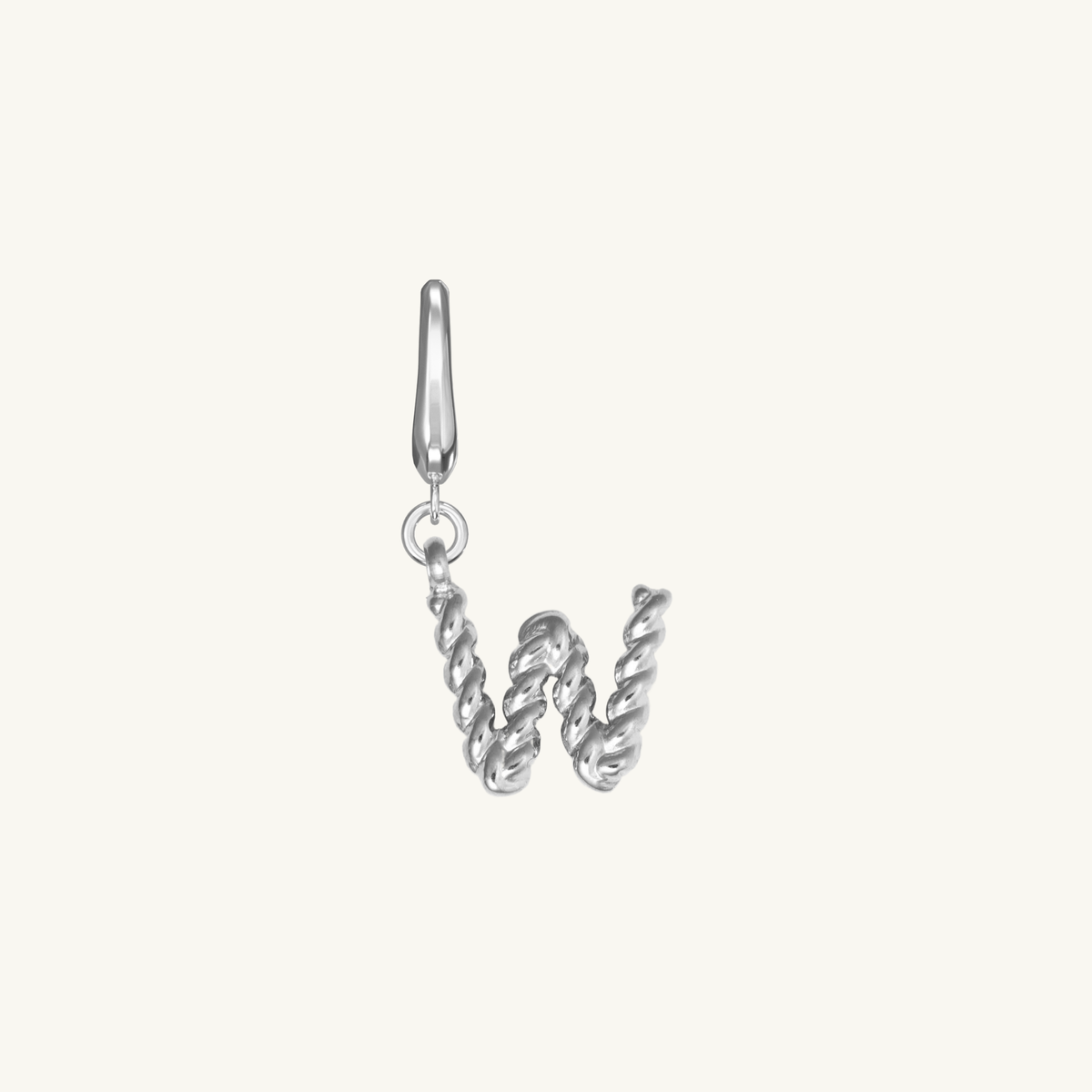 Rope Initial Charm