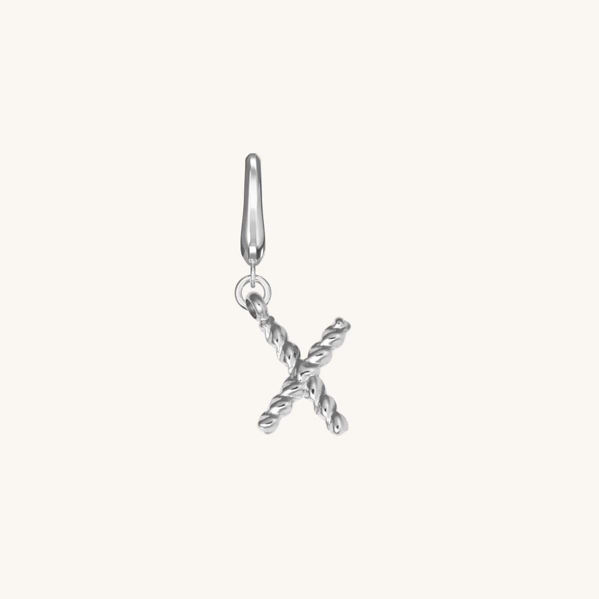 Rope Initial Charm