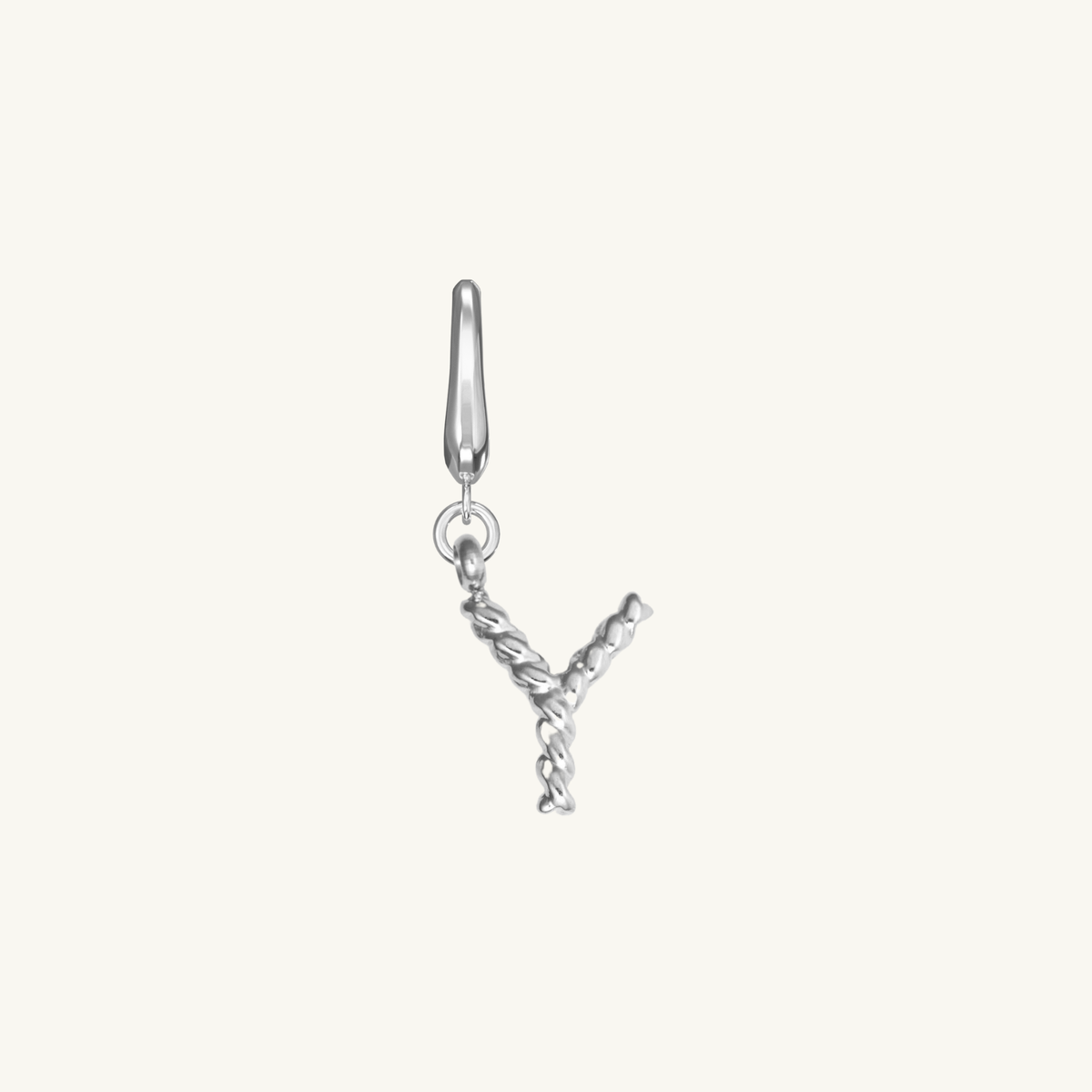 Rope Initial Charm
