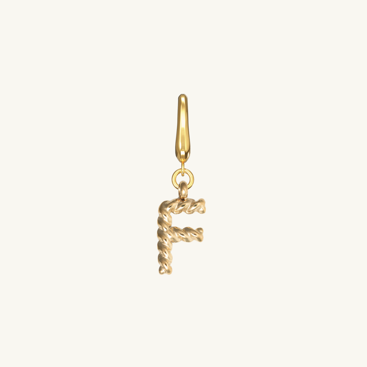 Rope Initial Charm