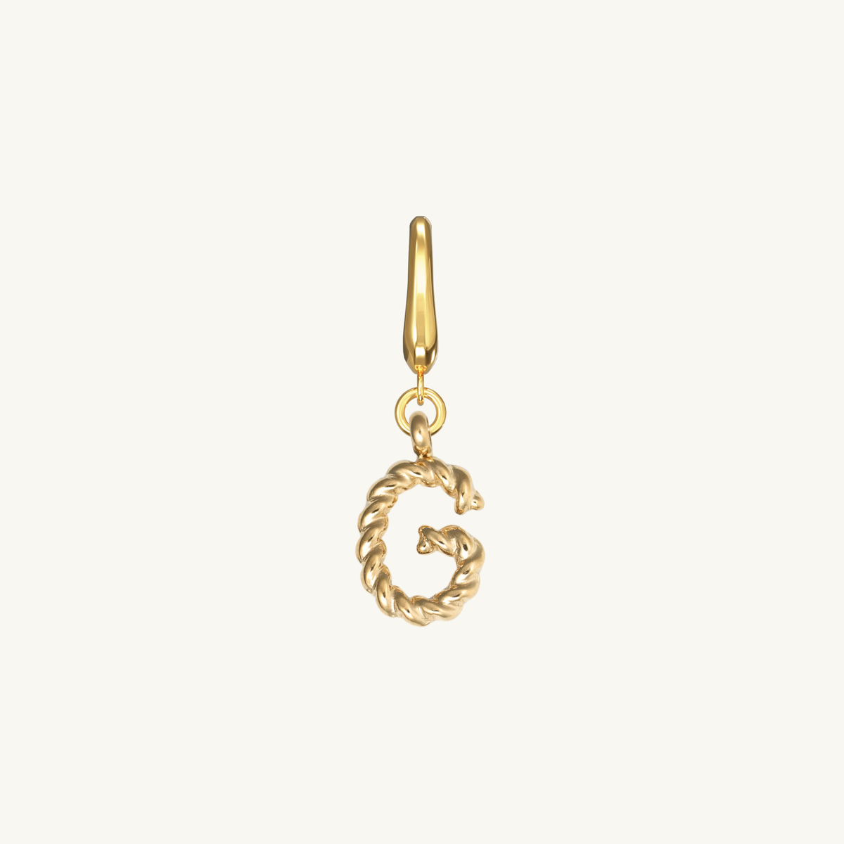 Rope Initial Charm