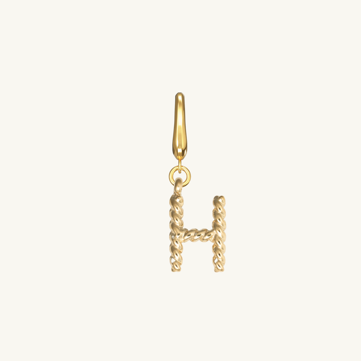 Rope Initial Charm