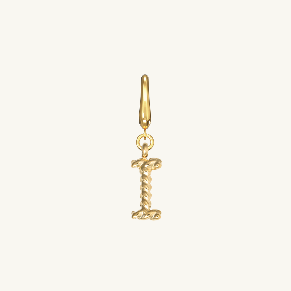 Rope Initial Charm