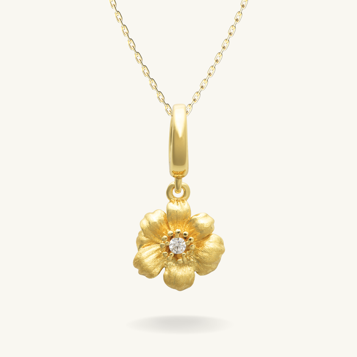 Cosmos Birth Flower Necklace - October By Lumine