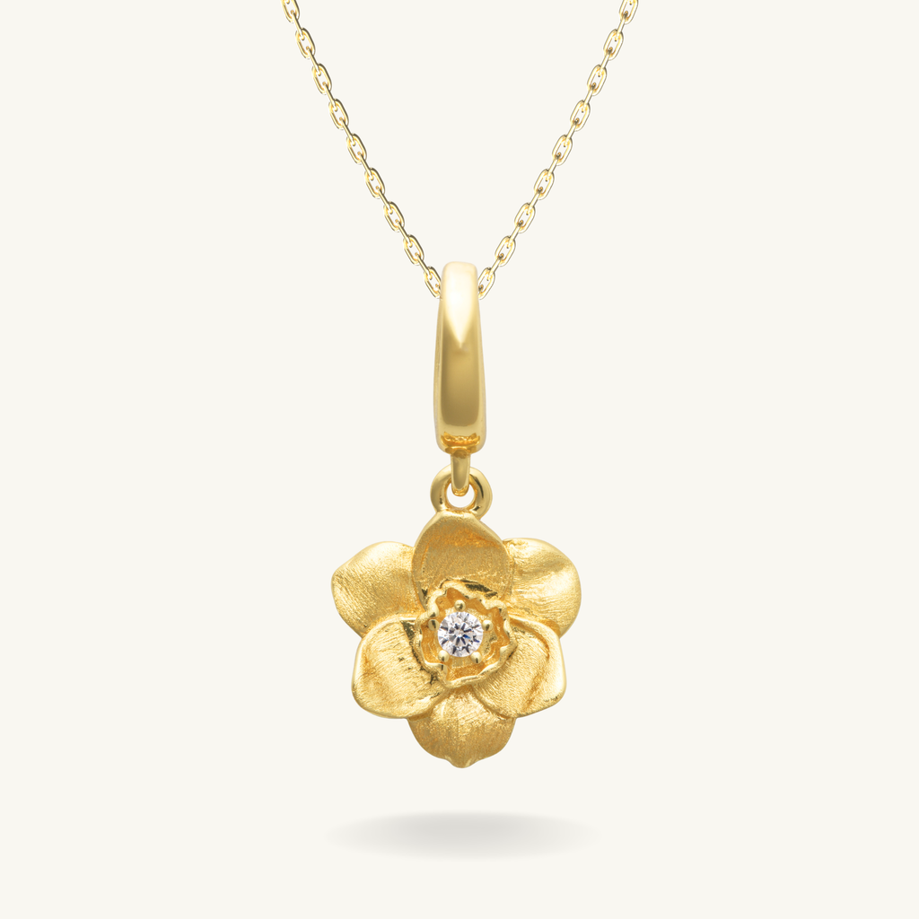 Narcissus Birth Flower Necklace - December By Lumine