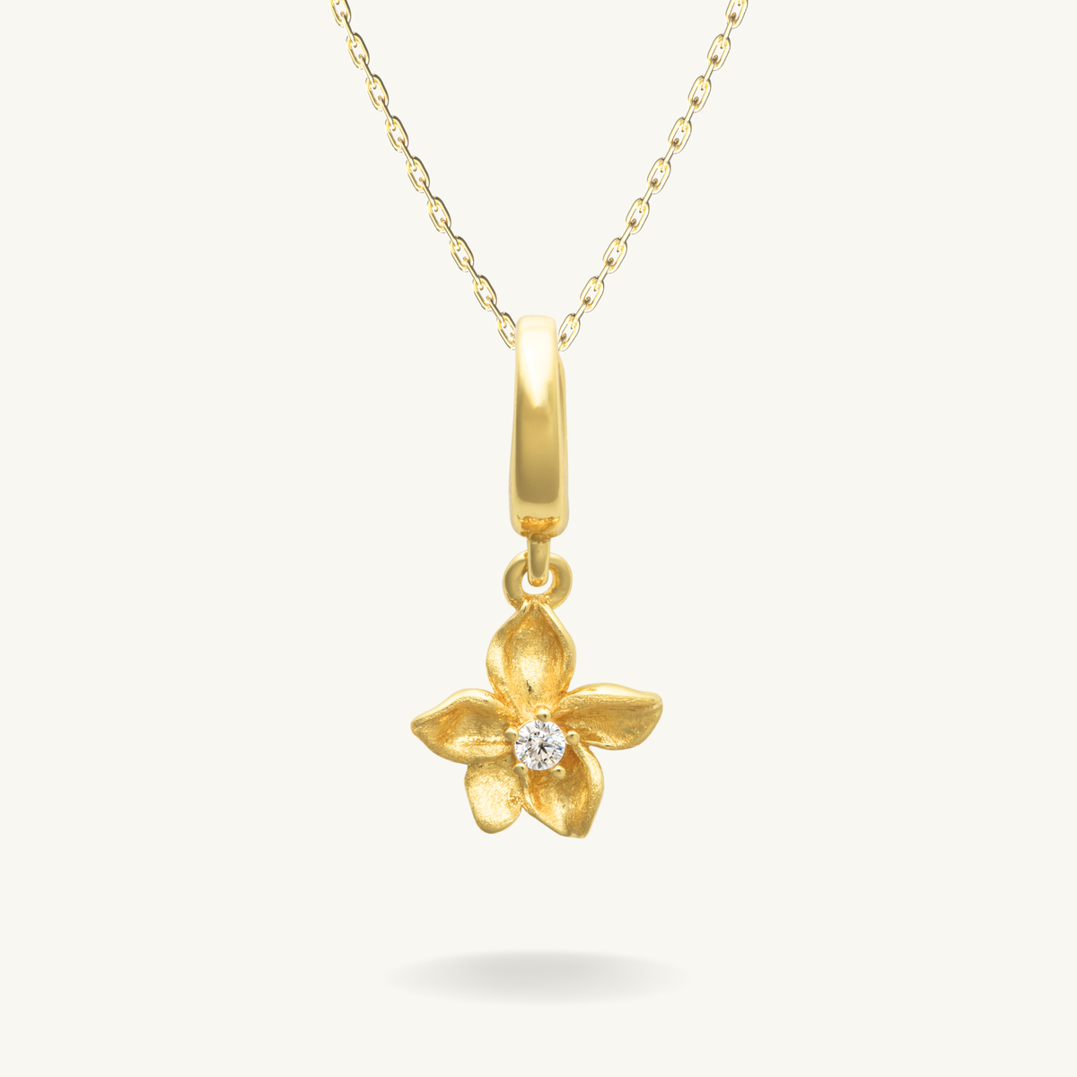 Violet Birth Flower Necklace - February By Lumine