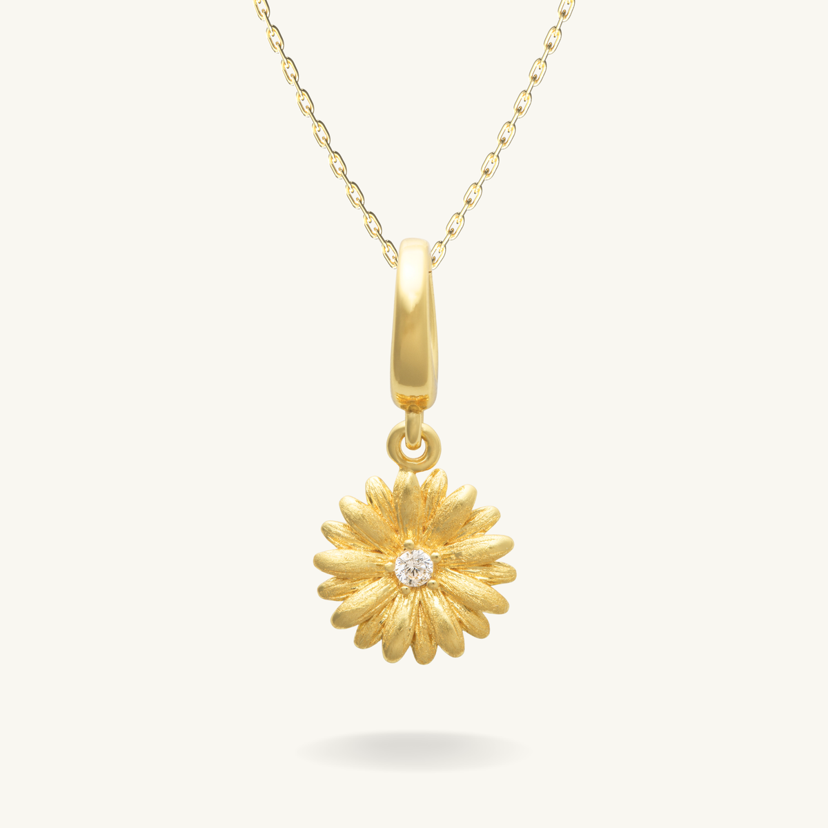 Daisy Birth Flower Necklace - April By Lumine