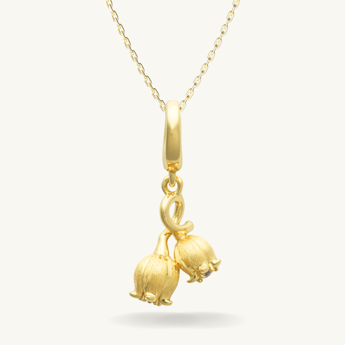 Lily of the Valley Birth Flower Necklace - May By Lumine