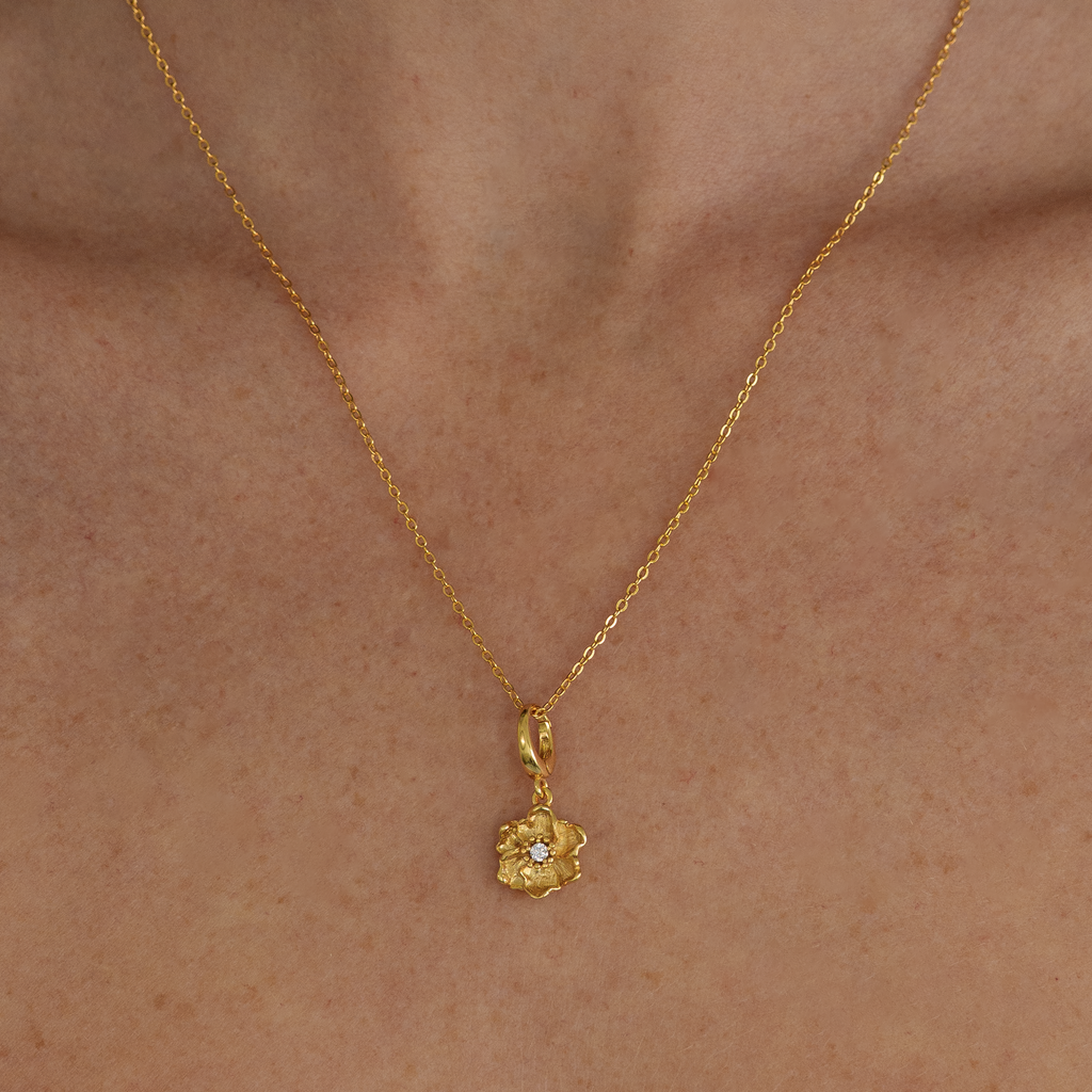Poppy Flower Charm