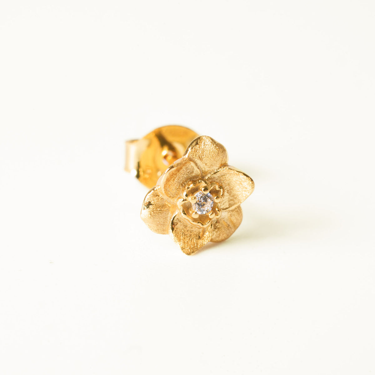 Narcissus Birth Flower Earrings - December styled view By Lumine