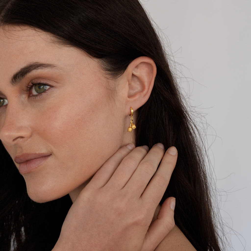 Lily of the Valley Flower Earrings