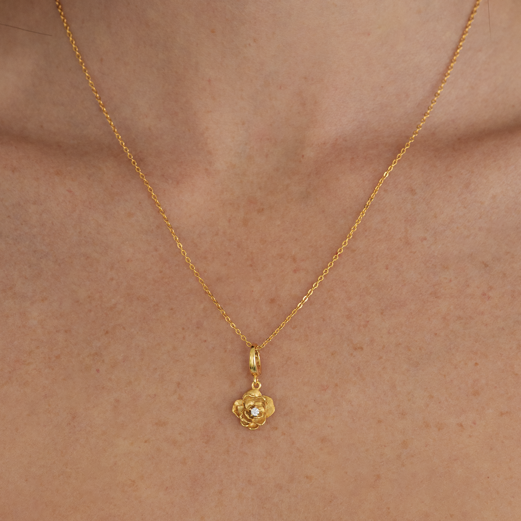 Rose Flower Charm