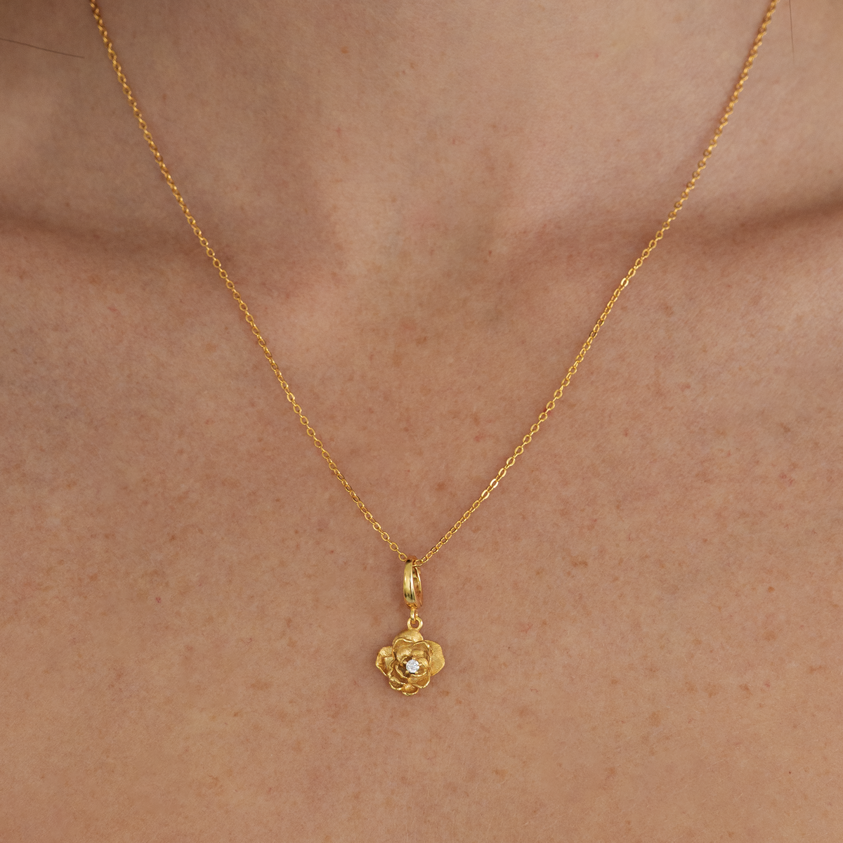 Rose Flower Charm