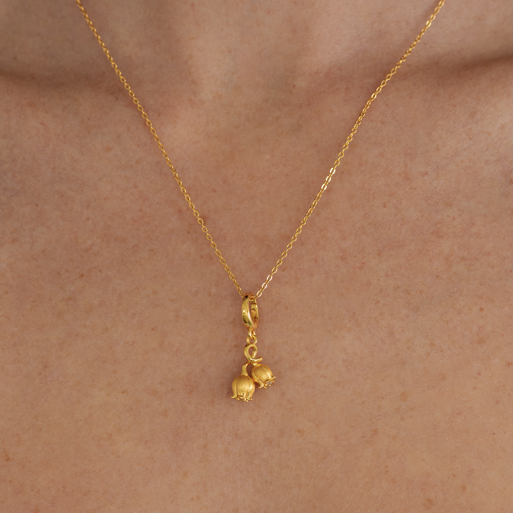 Lily of the Valley Flower Charm