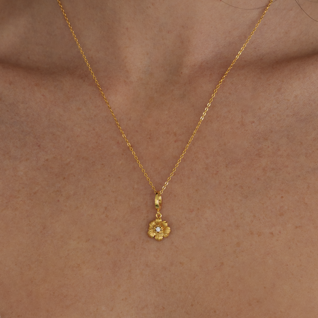 Cosmos Flower Necklace