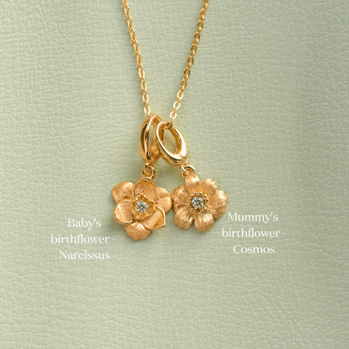 Two birth flowers. One unbreakable bond.