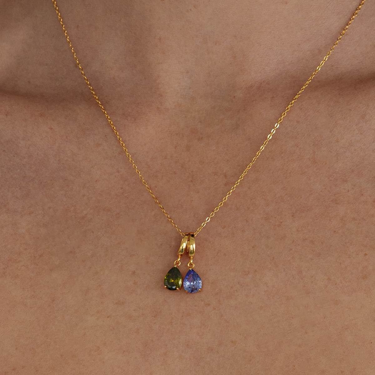 The Toi Et Moi Necklace Set