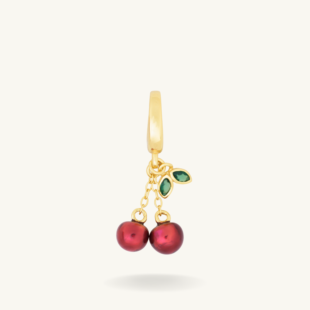 Cherry Fruit Clip Charm By Lumine