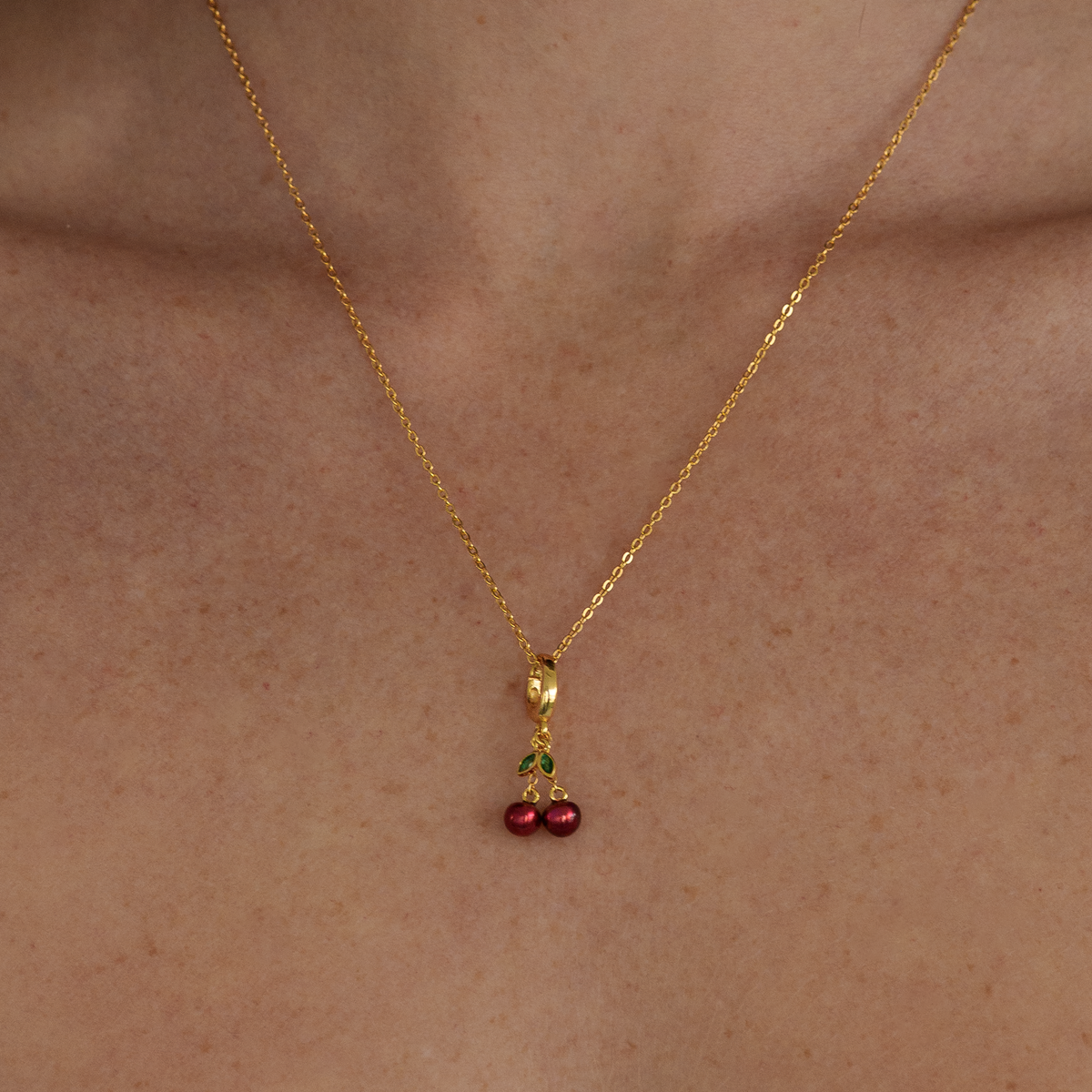 Cherry Fruit Necklace
