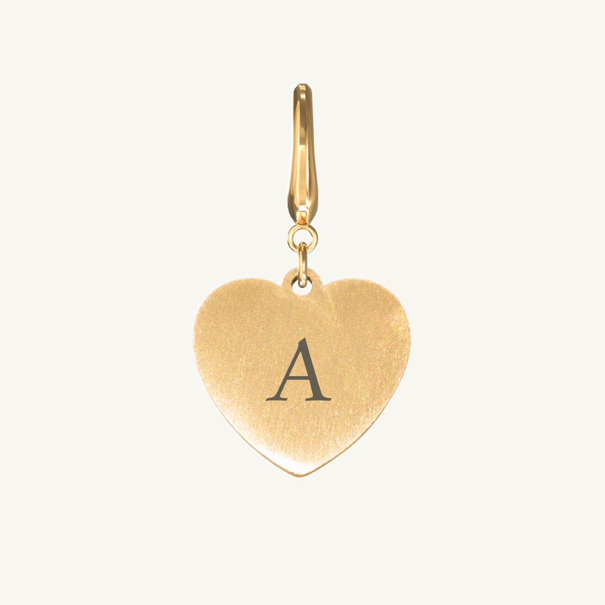 Fluted Heart Charm