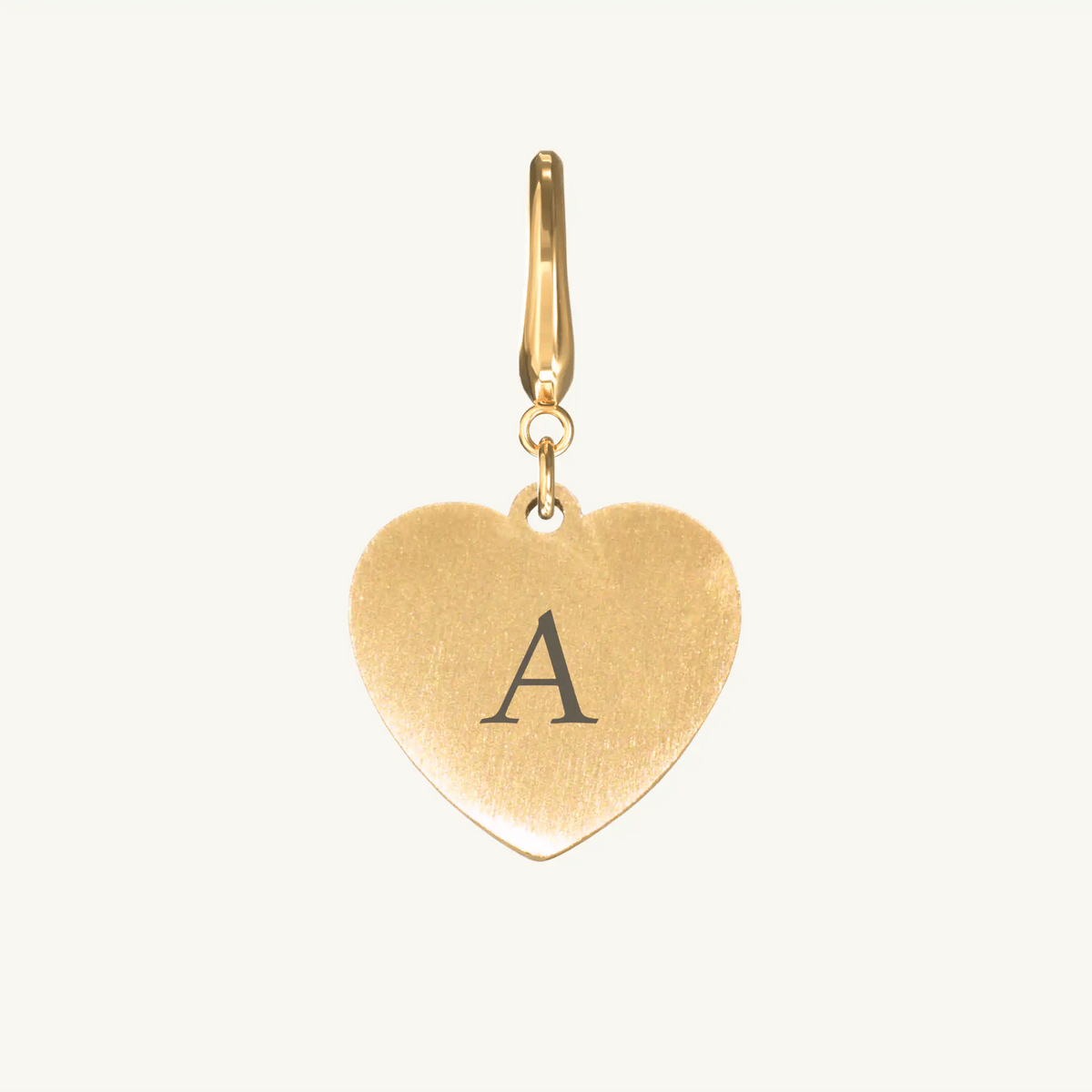 Fluted Heart Charm