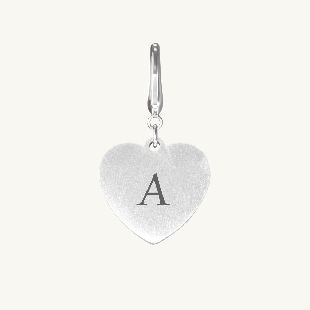 Fluted Heart Charm