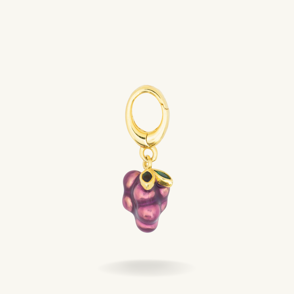 Grape Fruit Necklace alternate angle By Lumine