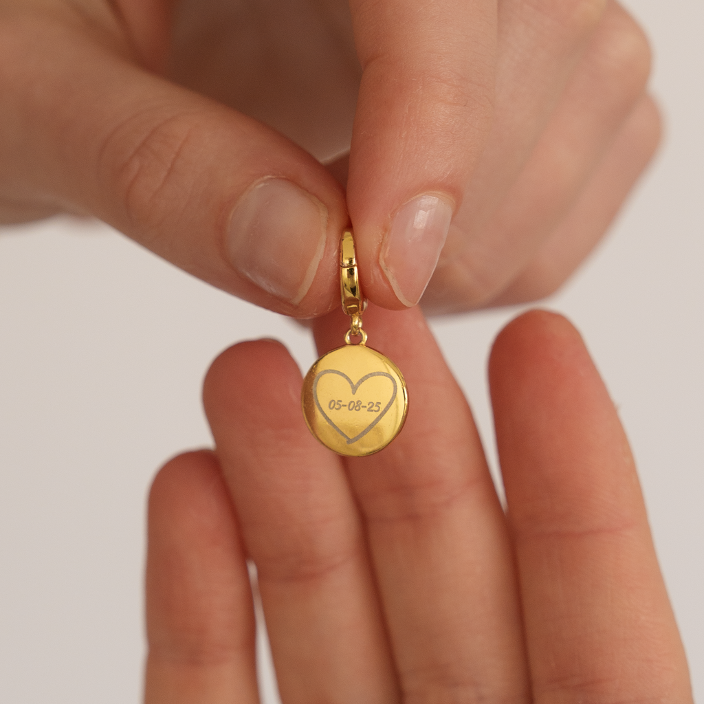 Handwriting Clip Charm